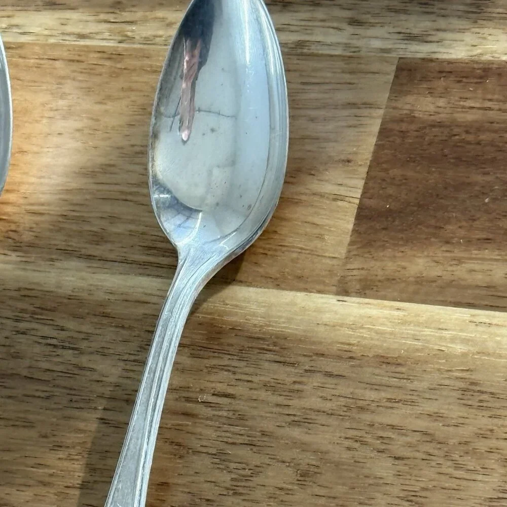 International Silver Plate Lady Doris Soup Spoon 3 Pc Set Vintage Collectible